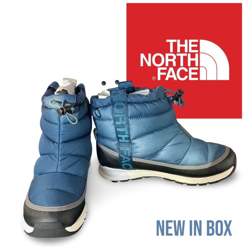The North Face Kids Blue Quilted Winter Boots